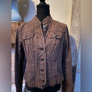 Brown Jean Jacket Juniors XL